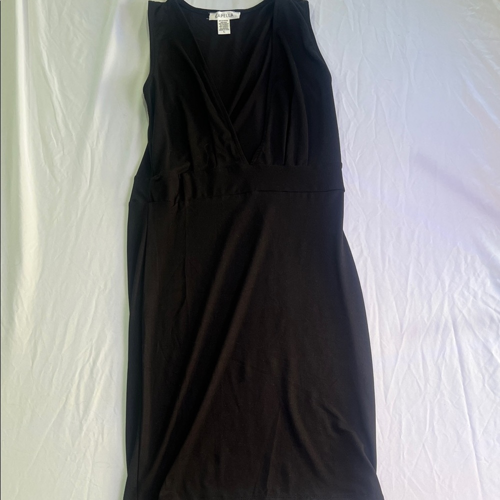 Elegant Black Sleeveless Dress